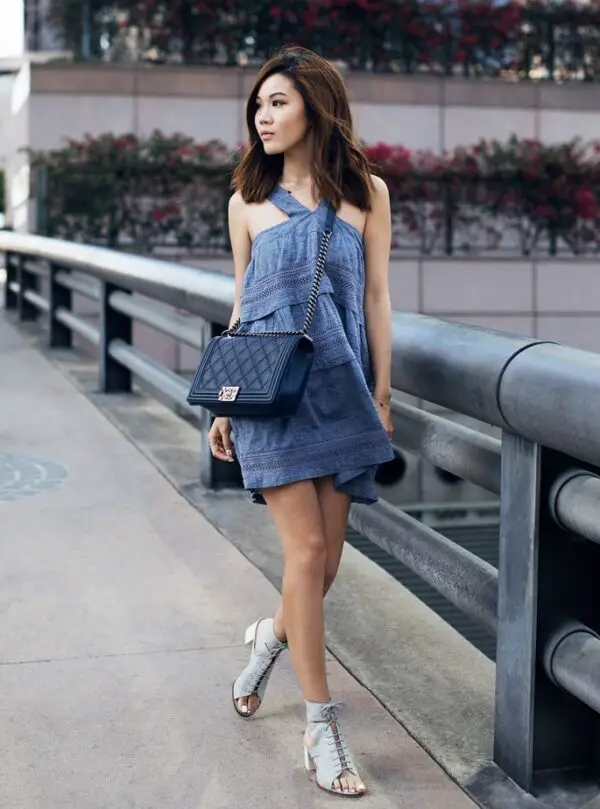 1-chambray-dress-with-peep-toe-boots