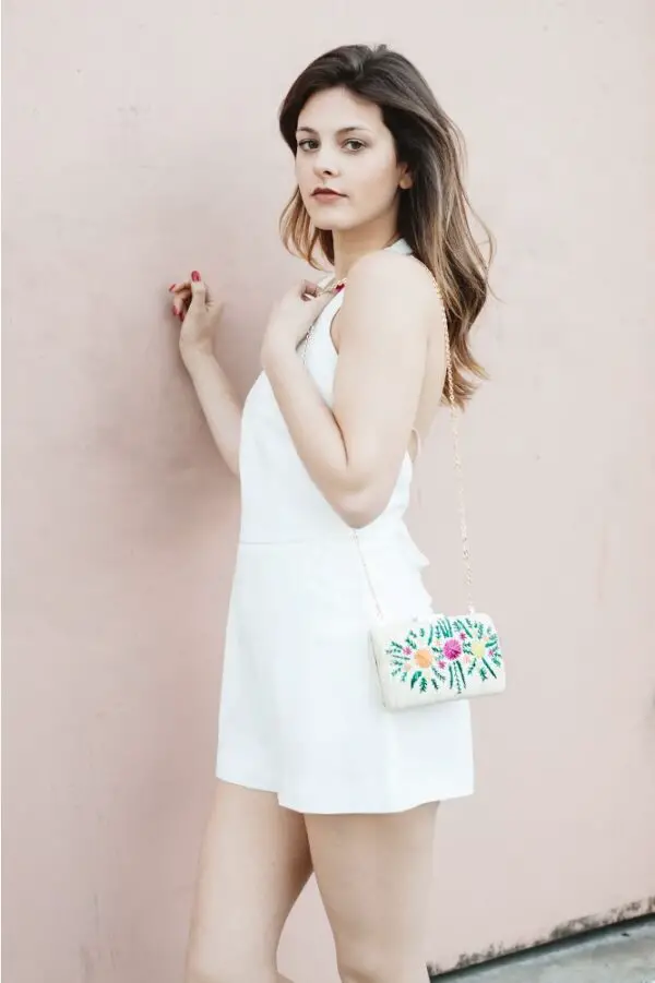 1-embroidered-clutch-with-white-romper
