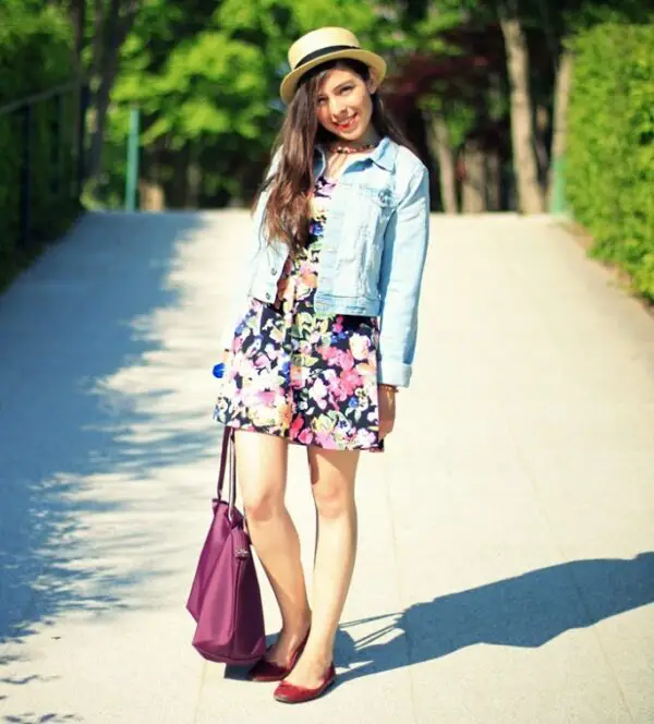 1-floral-dress-with-denim-jacket