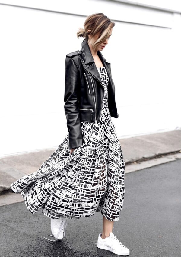 1-printed-skirt-with-leather-jacket