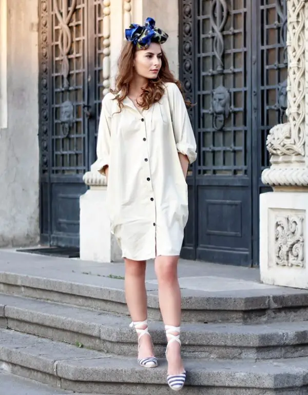 1-white-shirtdress-with-quirky-headpiece-1