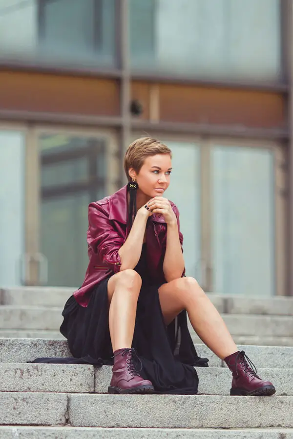 2-burgundy-jacket-and-combat-boots-with-black-dress