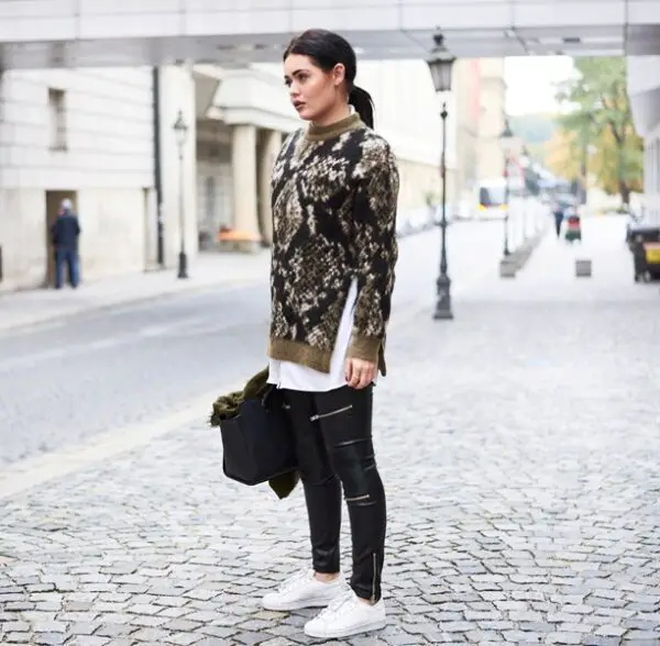2-leather-trousers-with-tunic-sweater-and-sneakers