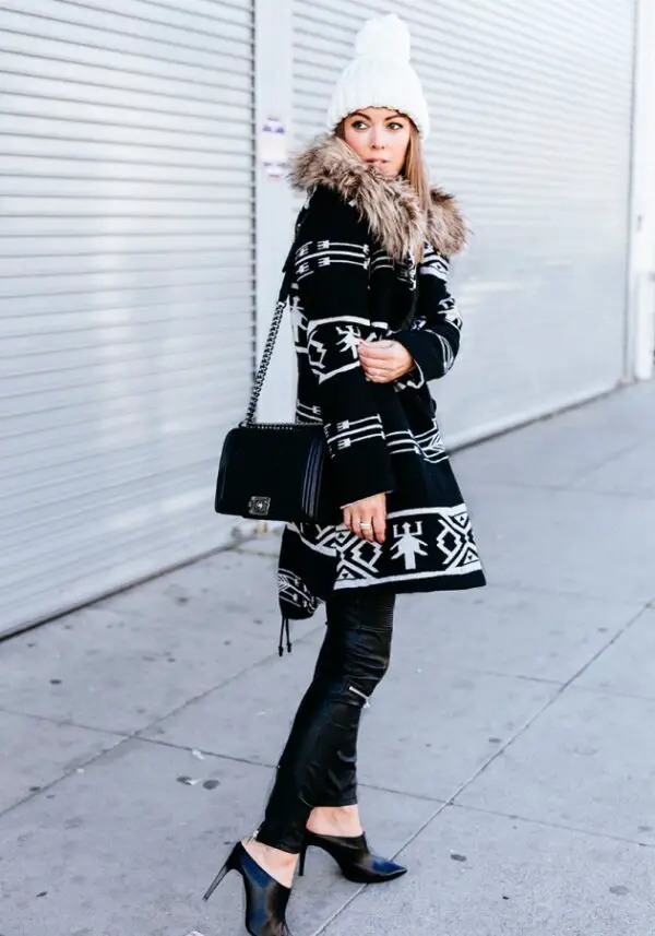 2-tribal-print-coat-with-beanie-and-leather-trousers