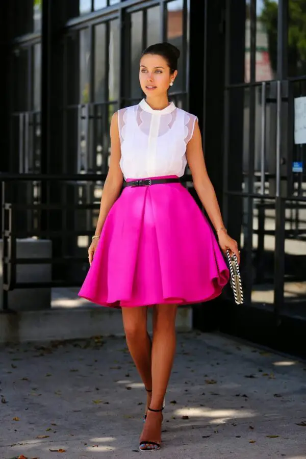 2-white-top-with-hot-pink-skirt