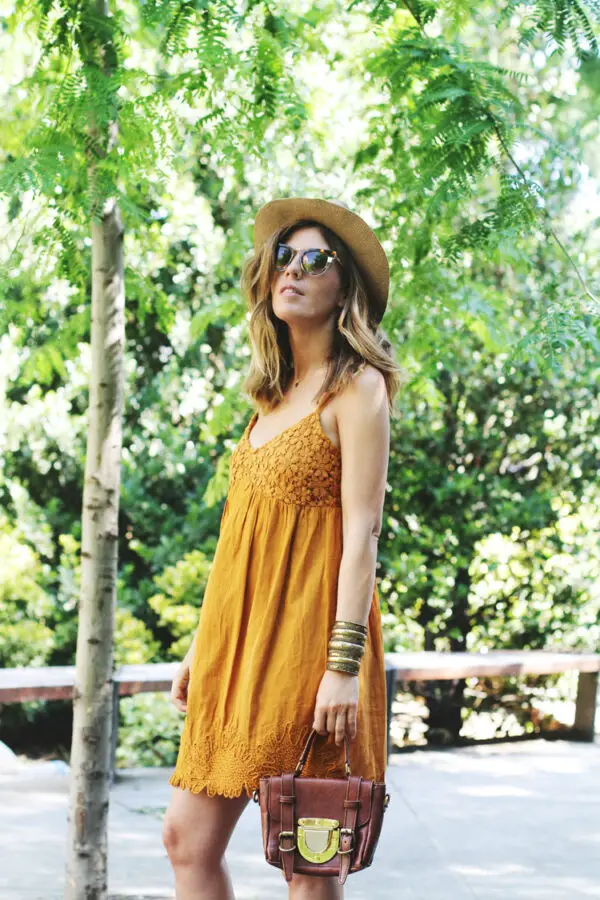 3-mustard-dress-with-straw-hat-and-satchel-bag
