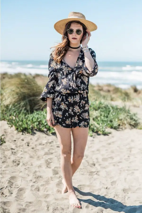 3-retro-floral-print-romper-with-hat