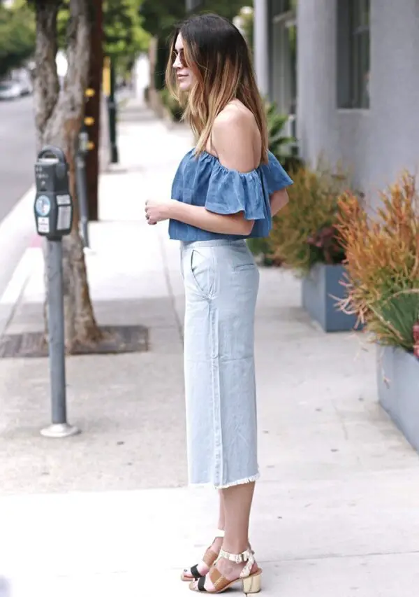 3-ruffled-chambray-top-with-denim-culottes