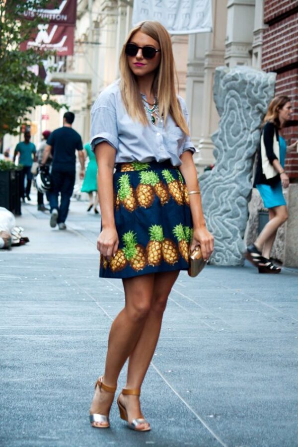 5-pineapple-skirt-with-button-down-shirt