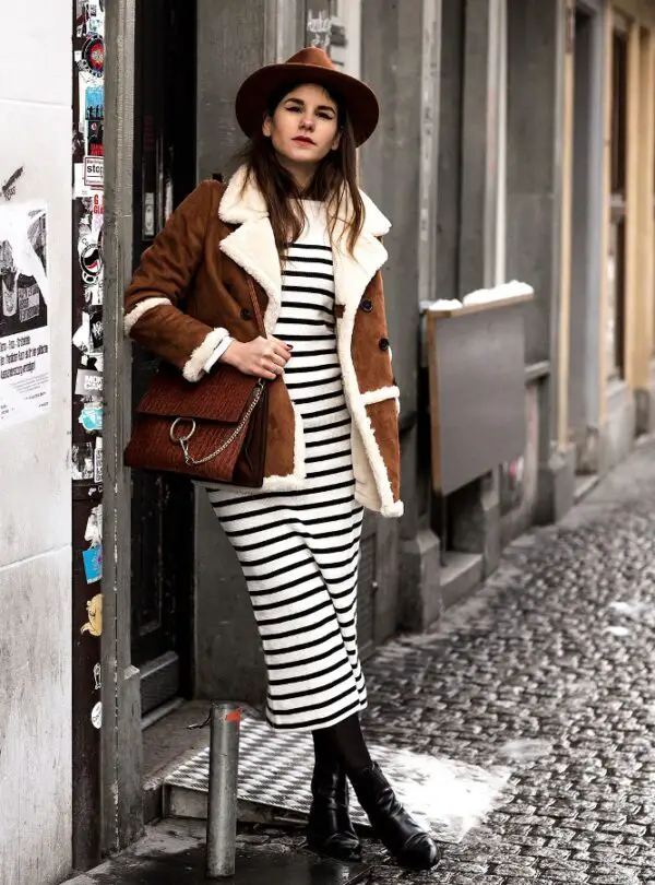 5-striped-dress-with-winter-coat