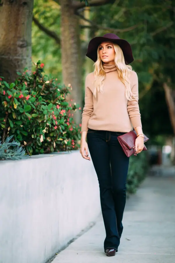5-turtleneck-blouse-with-flared-pants