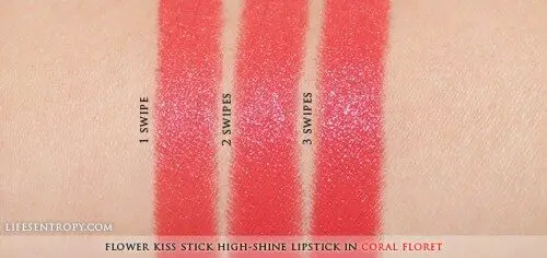 flower-kiss-stick-high-shine-lipsticks-in-coral-floret-ginger-lily-swatch-500x236-1