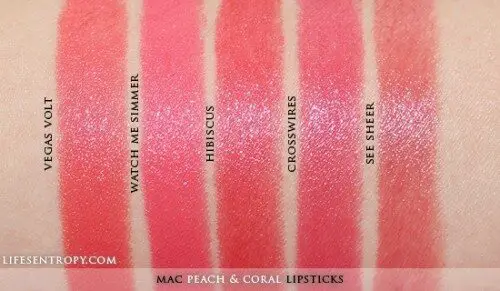 mac-peach-coral-lipstick-collection-swatches1-500x291-1