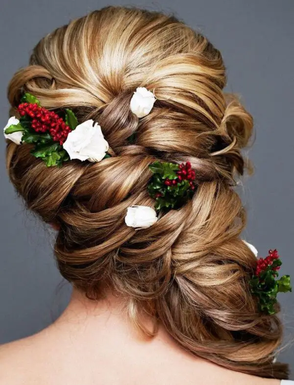 flowers-and-berries-on-braids-1