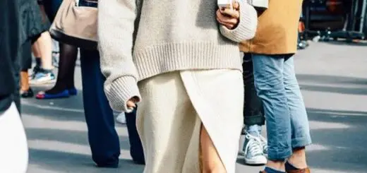 high-slit-skirt-with-chunky-sweater