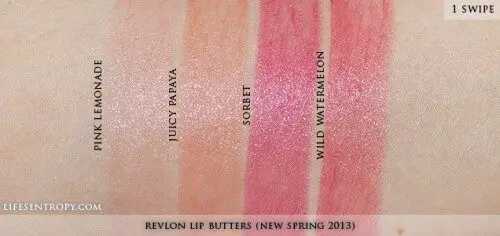revlon-lip-butter-pink-lemonade-juicy-papaya-sorbet-wild-watermelon-swatches-500x236-1