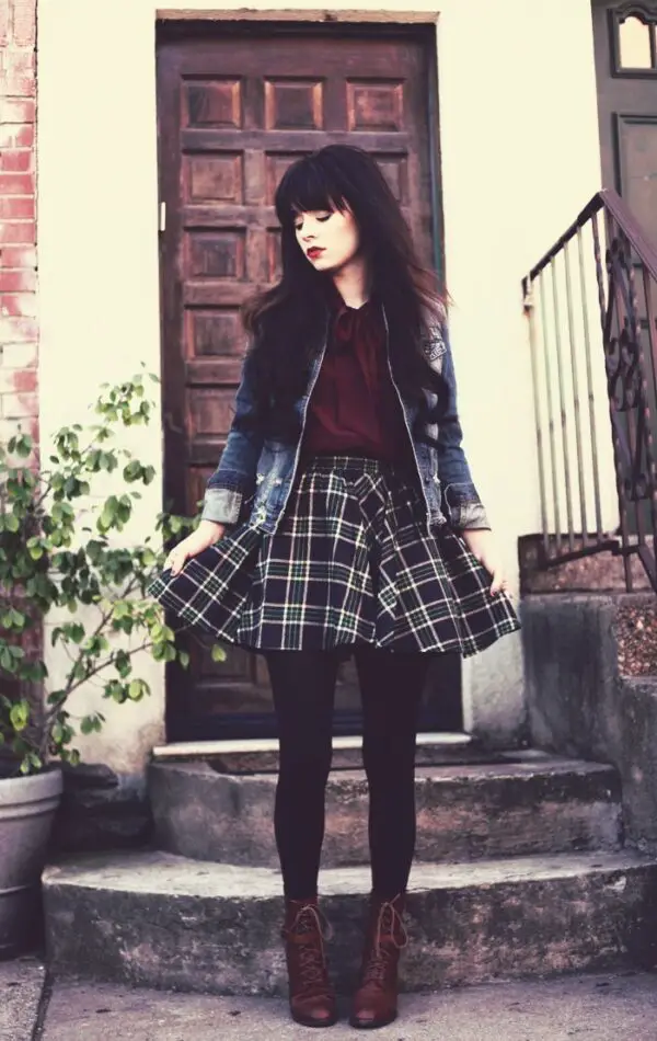 skater-skirt-and-boots
