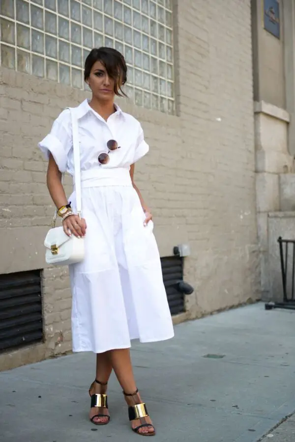 white-shirtdress-and-skirt