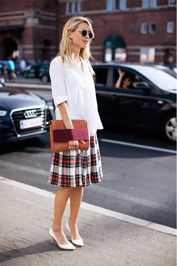 0-tartan-pleated-skirt-with-white-shirt-1