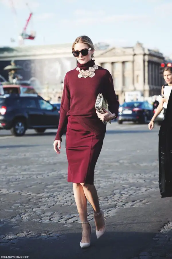 1-bib-necklace-with-turtleneck-top-and-burgundy-skirt