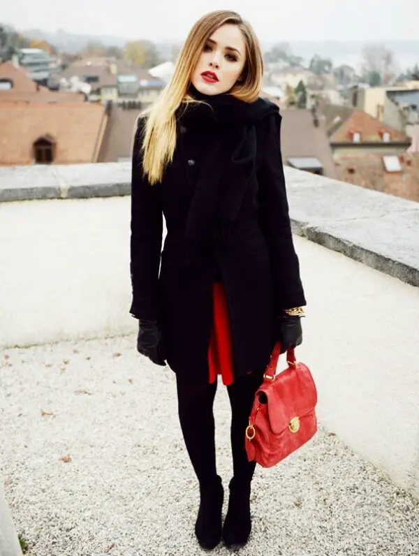 1-black-coat-with-red-outfit-and-handbag