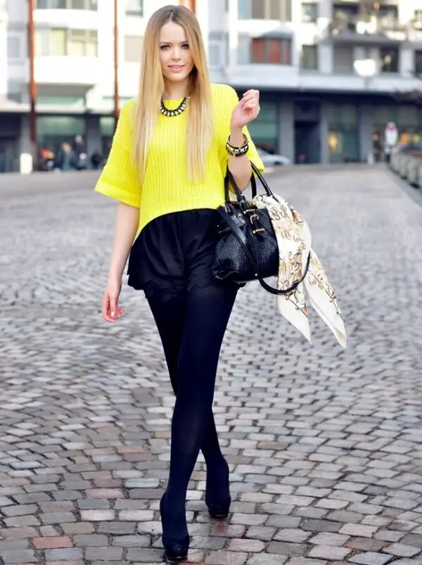 1-black-tights-with-neon-yellow-top-and-scalloped-shorts