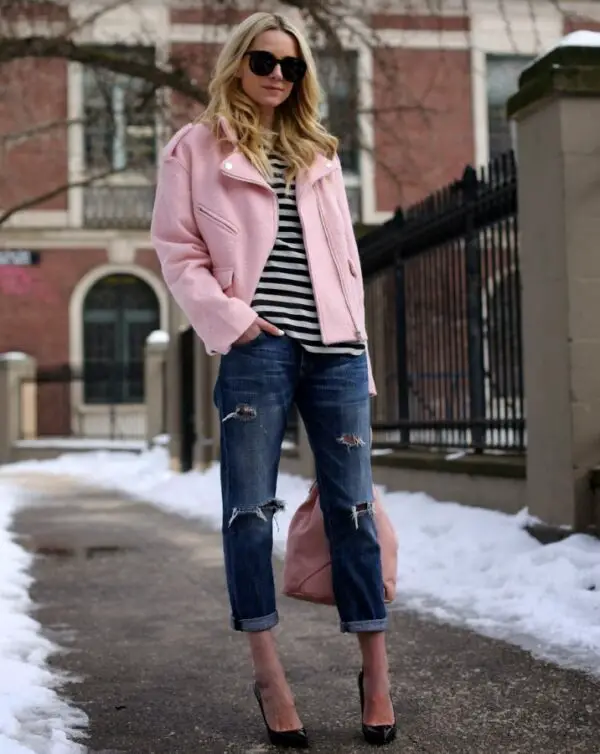 1-boyfriend-jeans-with-pink-jacket-and-striped-top