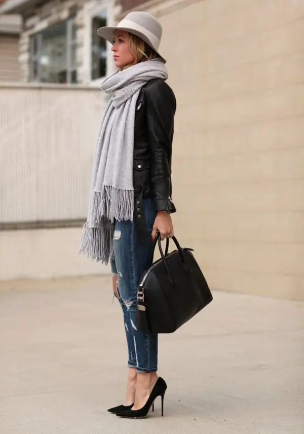 1-cashmere-scarf-with-casual-outfit