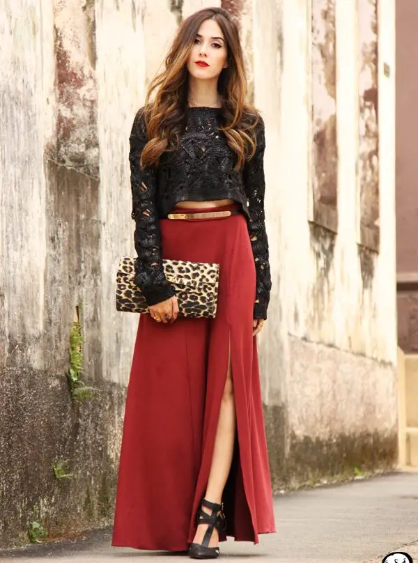 1-chic-sweater-with-burgundy-slit-maxi-dress