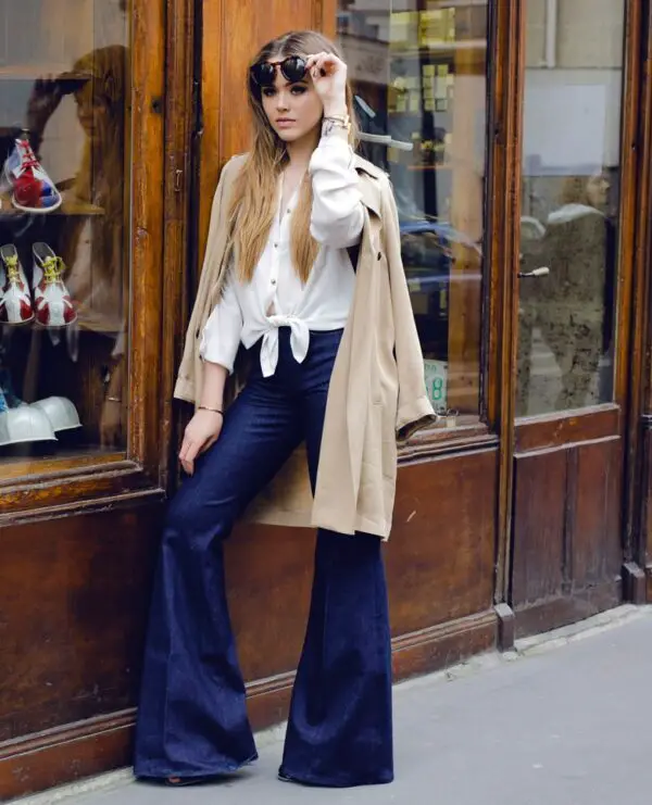 1-classic-button-down-shirt-with-flared-jeans-and-trench-coat-e1453814100738
