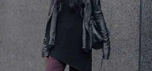1-colored-jeans-with-leather-jacket-and-dress