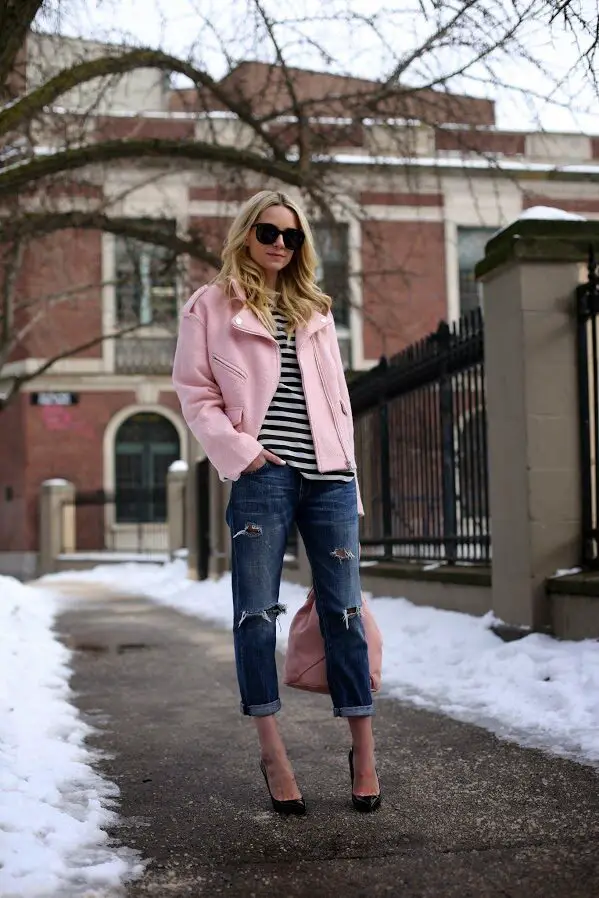 1-cuffed-jeans-with-biker-jacket-and-striped-top