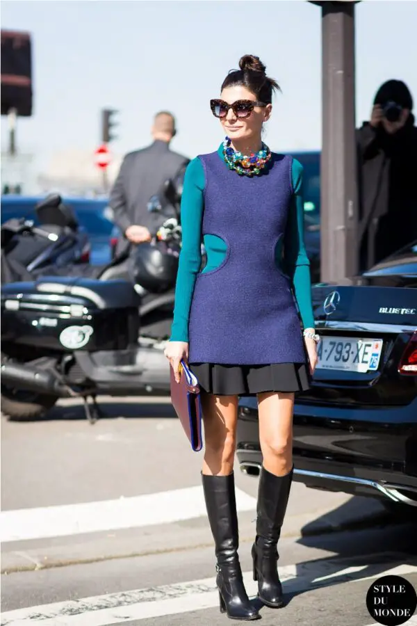 1-cut-out-dress-with-skirt-and-knee-boots