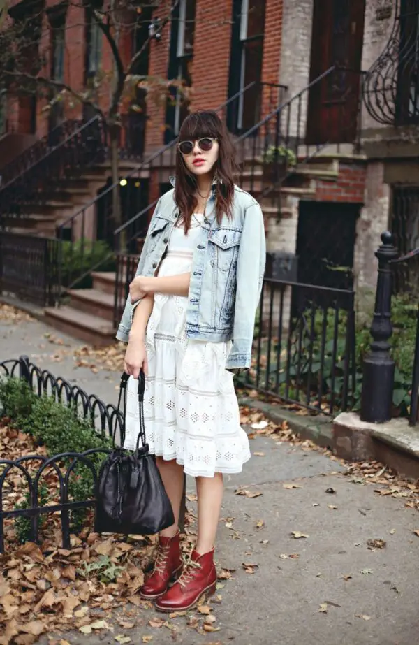 1-denim-jacket-with-white-dress-and-combat-boots