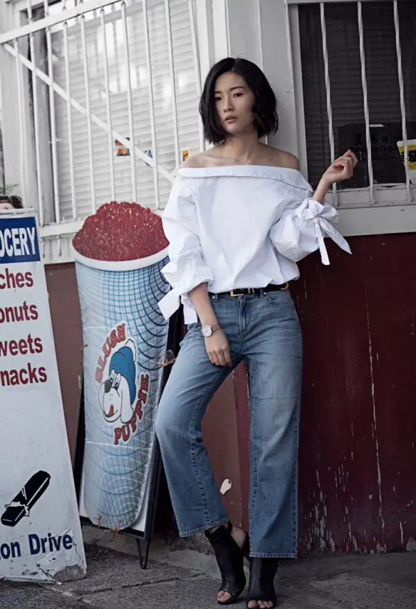 1-denim-jeans-with-off-shoulder-puffy-sleed-top