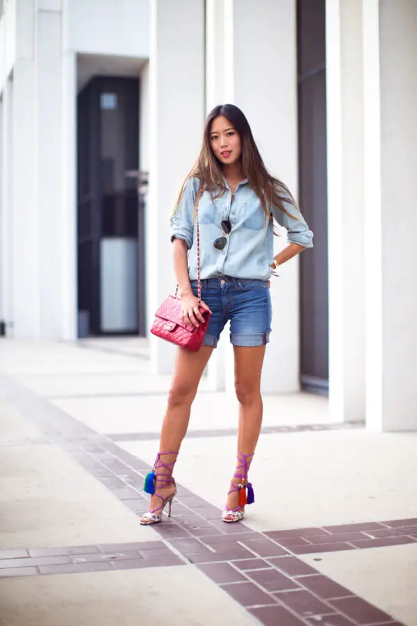 1-denim-on-denim-outfit-with-lace-up-sandals