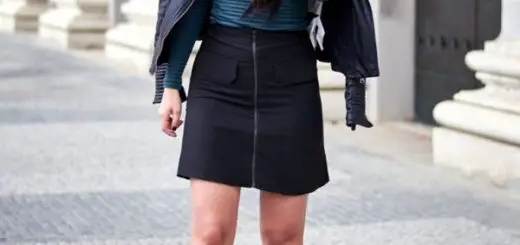 1-fitted-sweater-with-a-line-skirt-and-leather-jacket