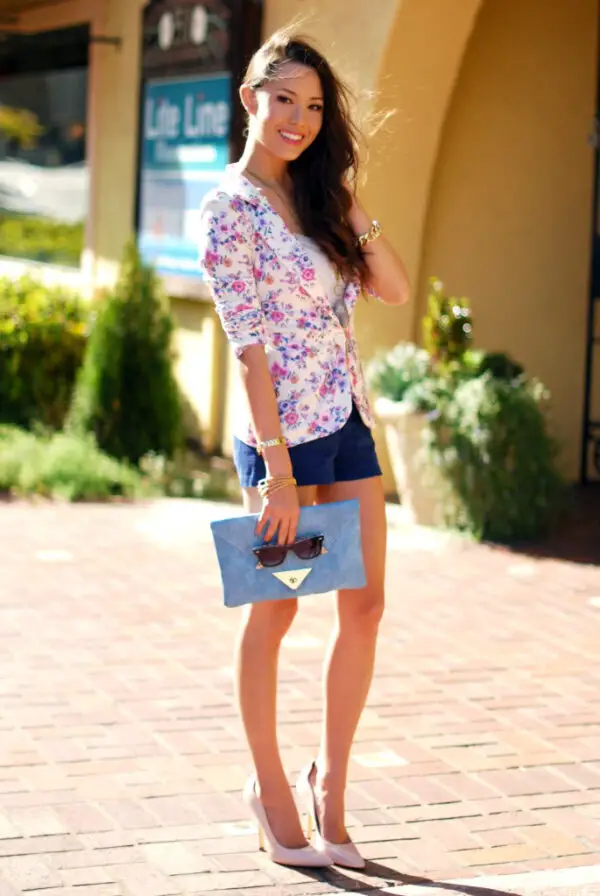 1-floral-blazer-with-shorts