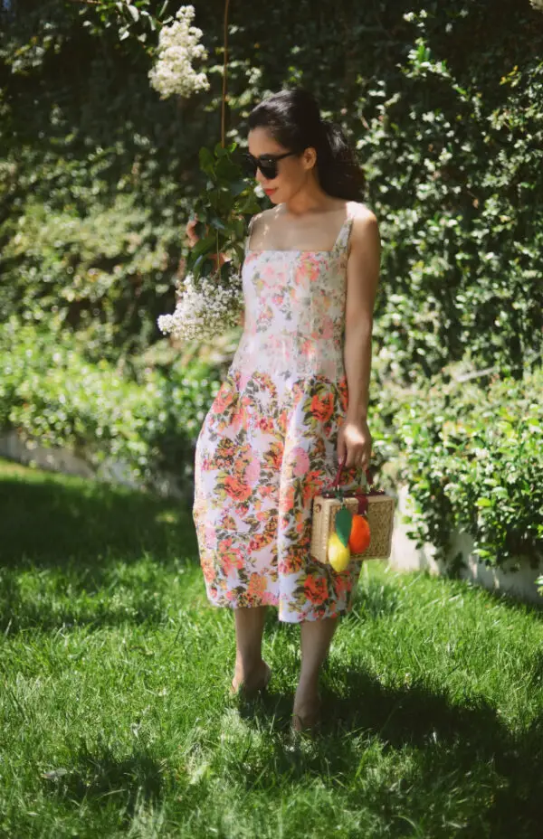 1-floral-dress-with-cute-bag