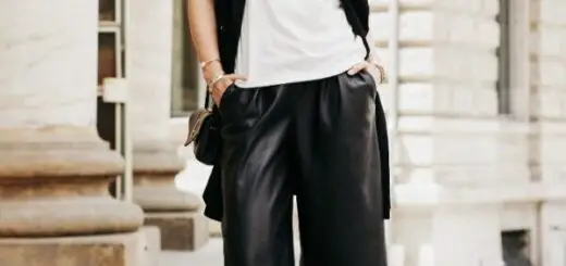 1-leather-culottes-with-vest-and-edgy-tee