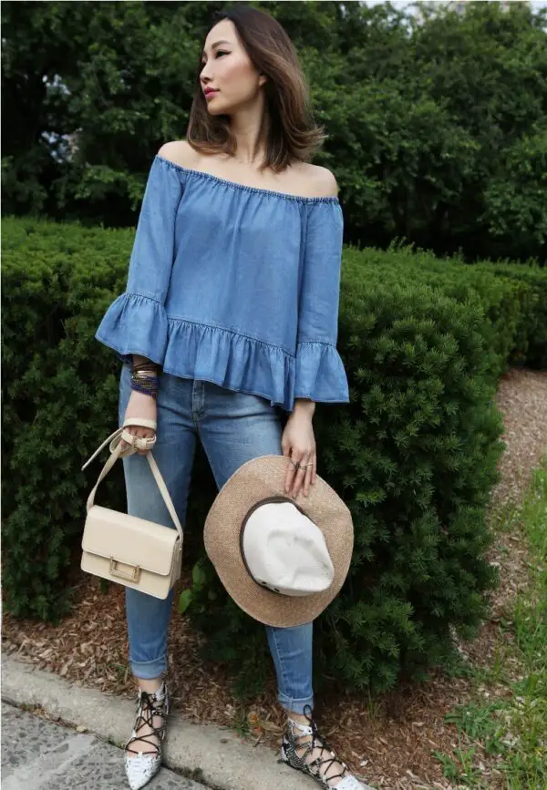 1-off-shoulder-chambray-top-with-jeans