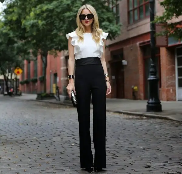 1-ruffled-white-top-with-straight-leg-pants