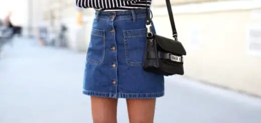 1-striped-sweater-with-button-front-denim-skirt