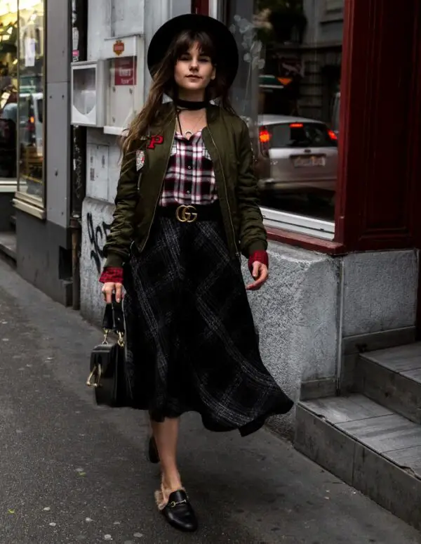 1-tartan-outfit-with-military-bomber-jacket