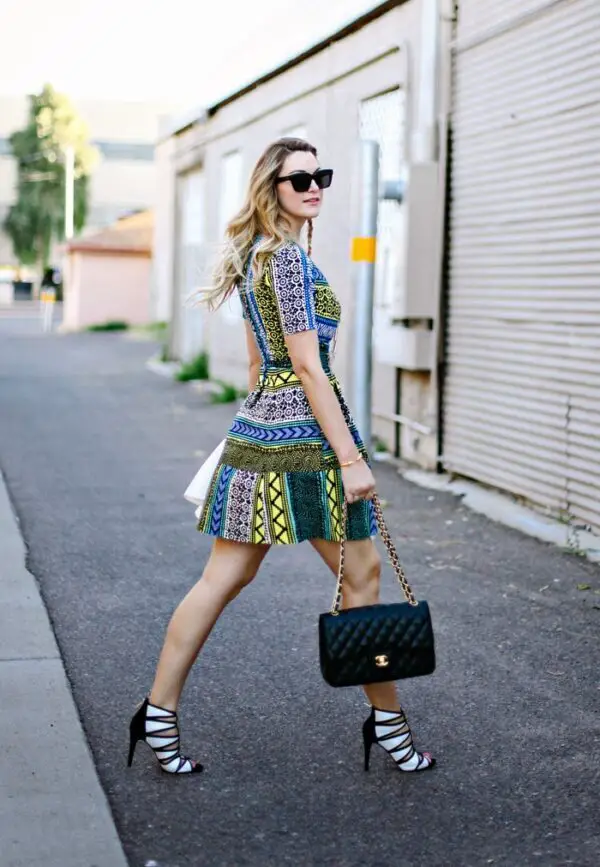 1-tribal-print-dress-with-statement-shoes