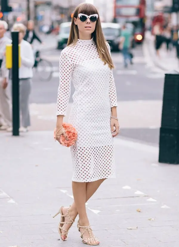 1-white-mesh-dress-with-chic-clutch