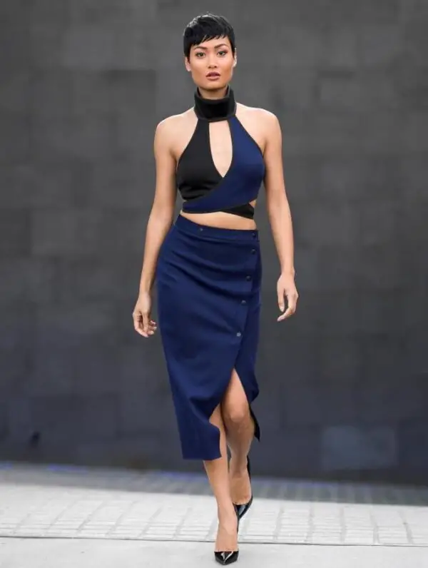 2-bandeau-top-with-buttoned-slit-skirt