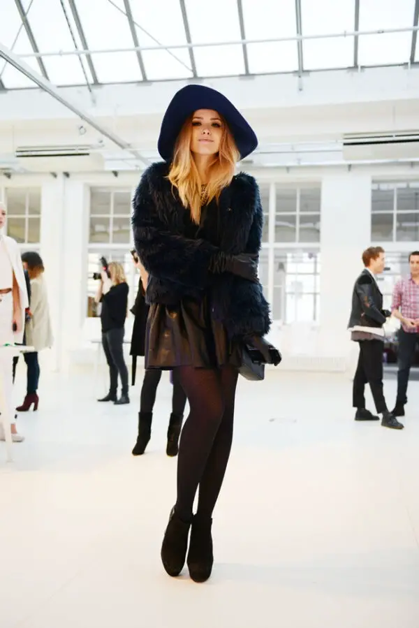 2-black-fur-coat-with-leather-skirt