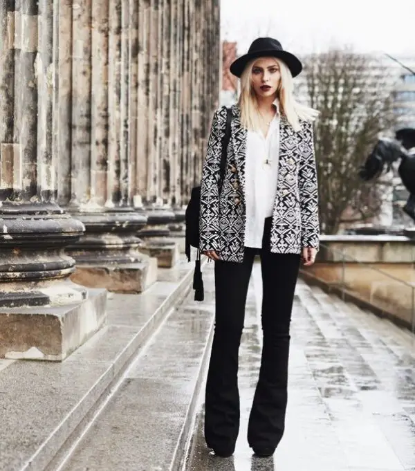 2-bohemian-blazer-with-winter-outfit