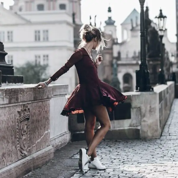 2-breezy-dress-with-sneakers